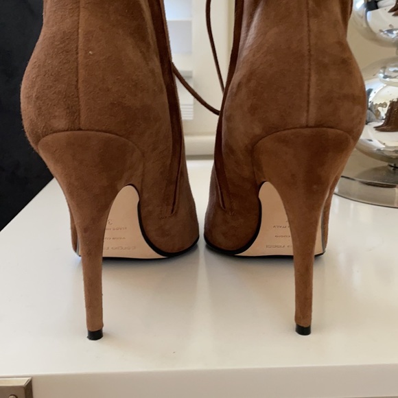Sergio Rossi size 37 Scarpe Donna Bootie RRP $995 - Picture 8 of 10